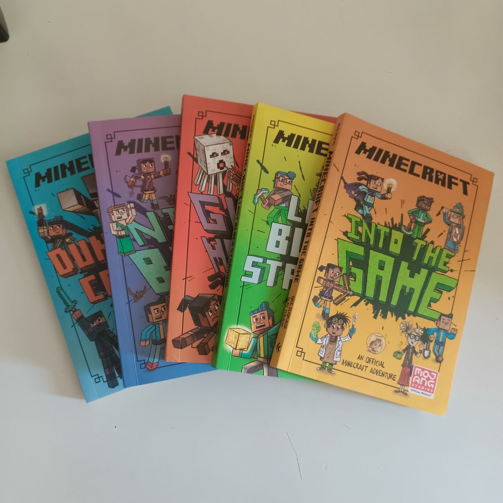 Комплект книг Minecraft (5 штук) — Mojang Studios, оригинал