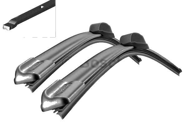 Set stergatoare parbriz aerotwin BOSCH 3397007422; CITROEN C3, 03.2010-12.2016, Renault LAGUNA III (T), 10.2007-; LAGUNA COUPE, 10.2008-, 650+400 mm