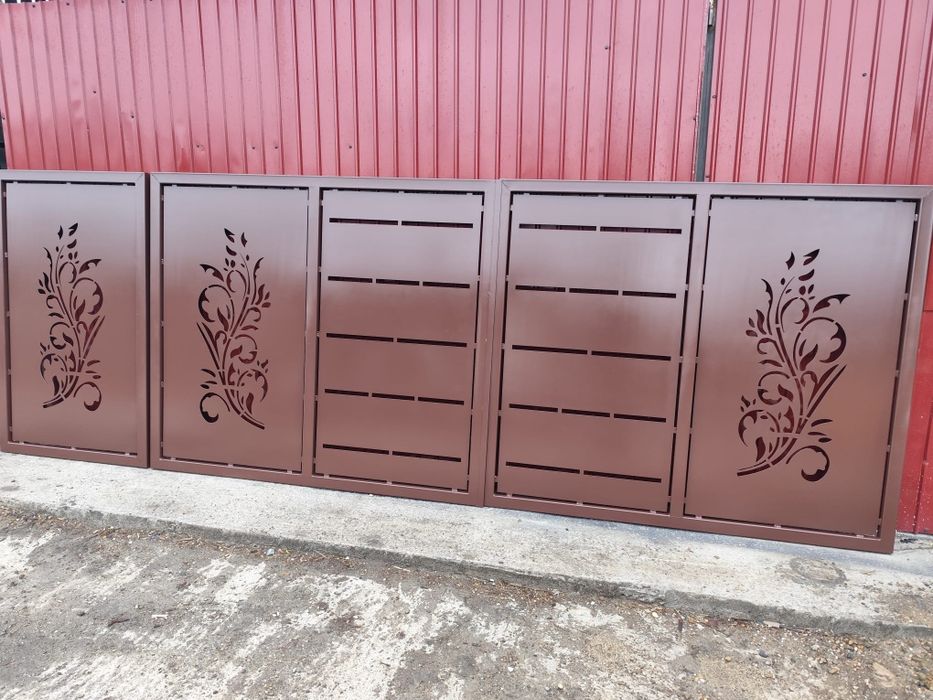 Porți din tablă decupată laser – 3 mm – Livrare în toată România