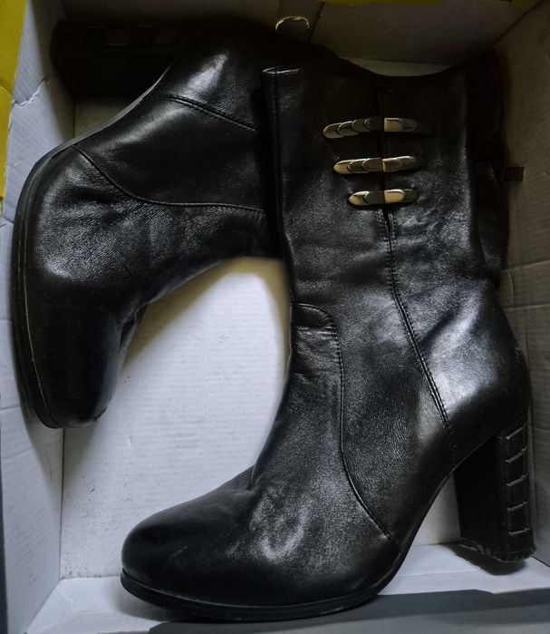 Полусопожки кожаные натуральная кожа