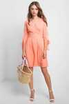Rochie Orsay corai cu decolteu plic de ocazie/ de zi marimea 36(S)