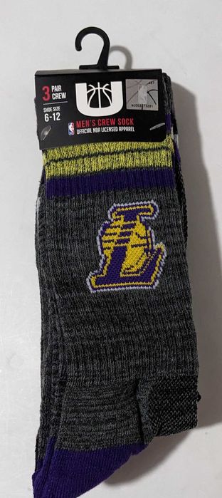 NBA Laker Hawks Blazers мъжки чорапи пакет от 3 чифта  от Сащ
