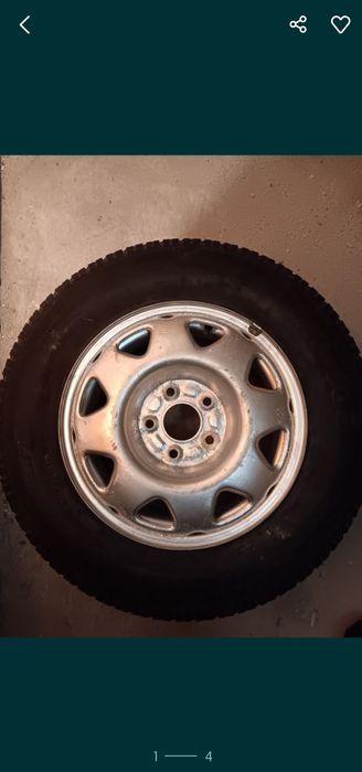 Eдна Гума с джанта за црв 1