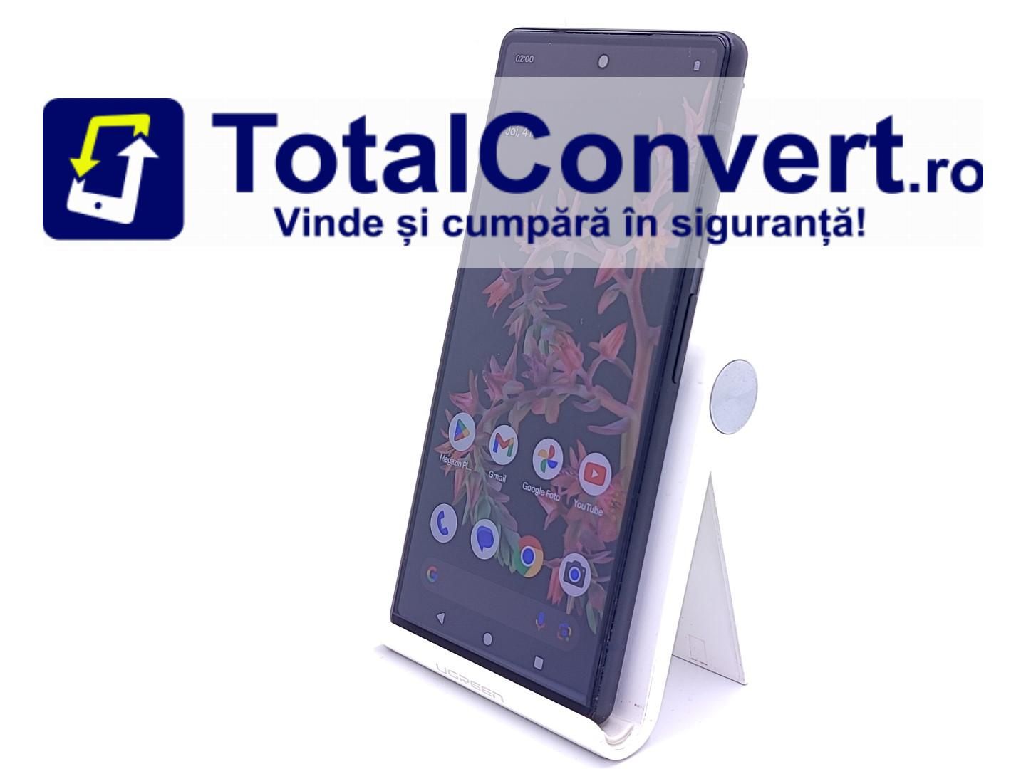 Google Pixel 6 5G 128GB Stormy Black 8GB, Garantie 24 luni | #D84789