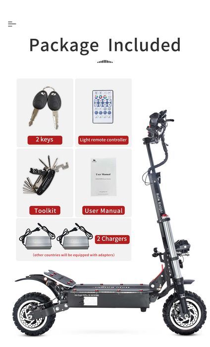 Trotineta Electrica HALO KNIGHT T107PRO 6000w 38Ah Dualtron SIGILATA