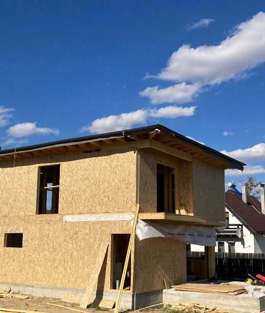 Cabana tip A Frame si casa din structura de lemn de vanzare la comanda