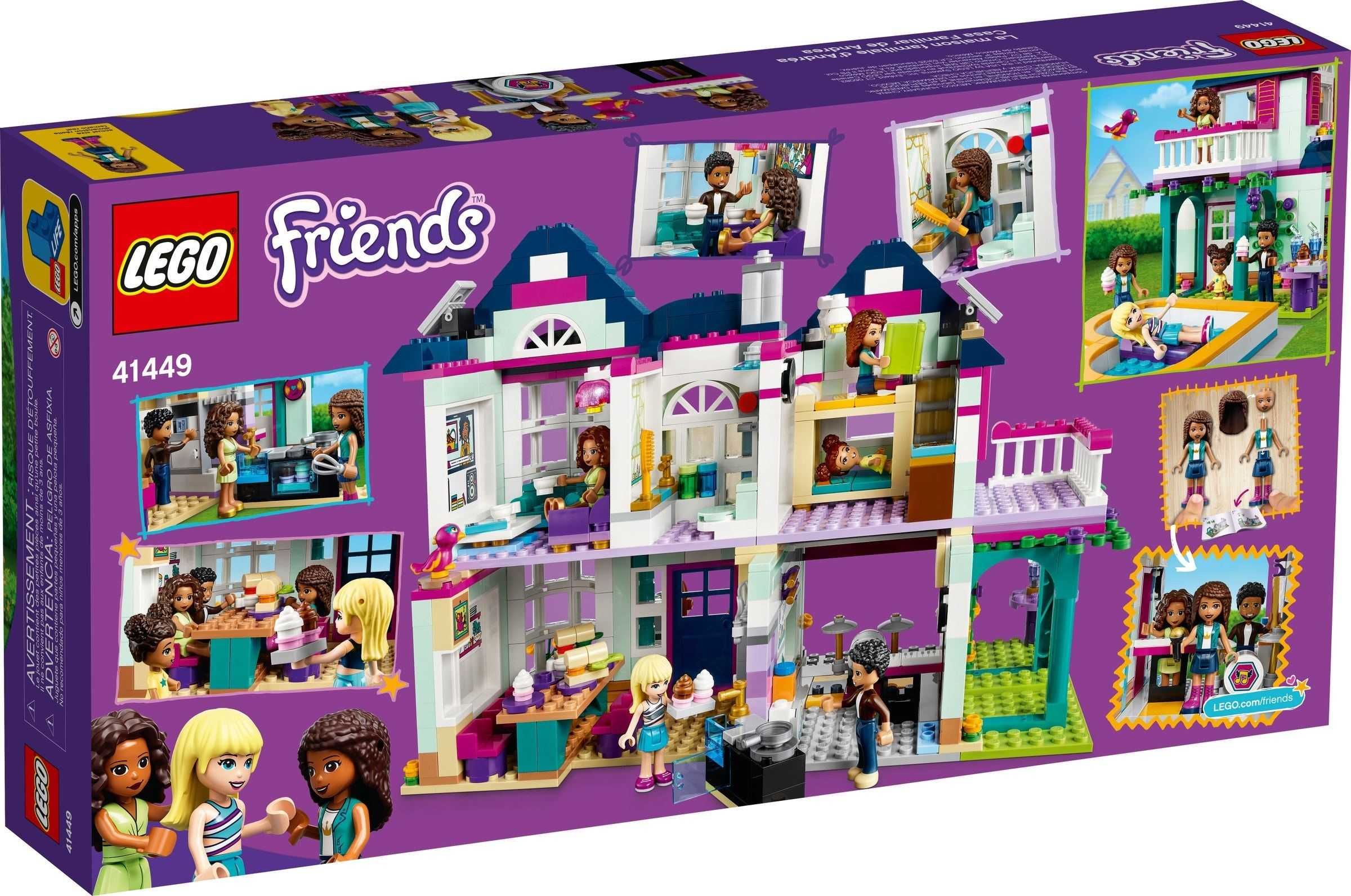 Lego Friends 41449, original, Andrea's Family House [nou, SIGILAT]