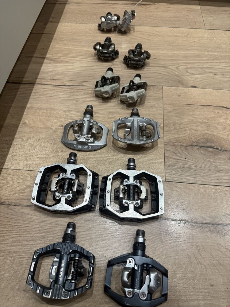 SPD MTB клипс педали Clipless - Crank Brothers, Shimano, KCNC