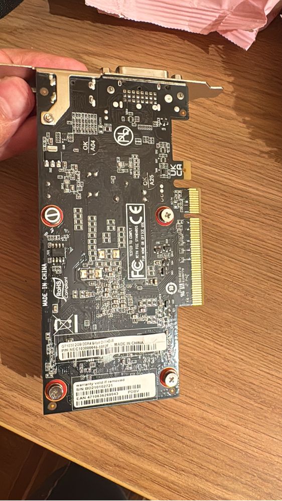 Видеокарта GT 1030 2GB DDR4 64bit