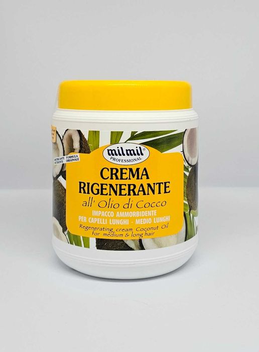 MilMil Professional Regenerating Cream с кокосово масло 1000мл Италия
