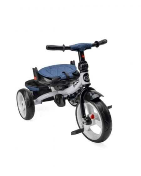 Tricicleta KUBI, 5 in 1,scaun rotativ , albastru, Cod 5099-i03100