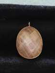 Pandant vintage argint cu quartz roz
