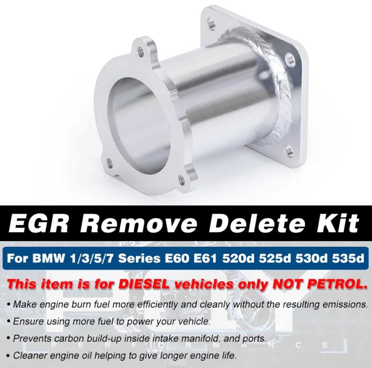 EGR Delete Kit Bmw, система за Бмв, Егр тапа, e87, e90, e60, e53, Bmw