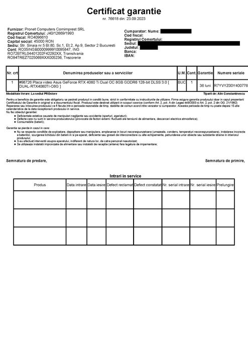 Placa Video Asus RTX  4060 ti  8gb