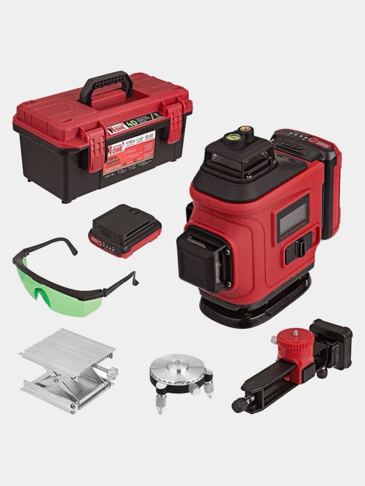 Нивелир лазерный NUMBER ONE LLG16-1PRO, цифровой дисплей 6 oy kafolat