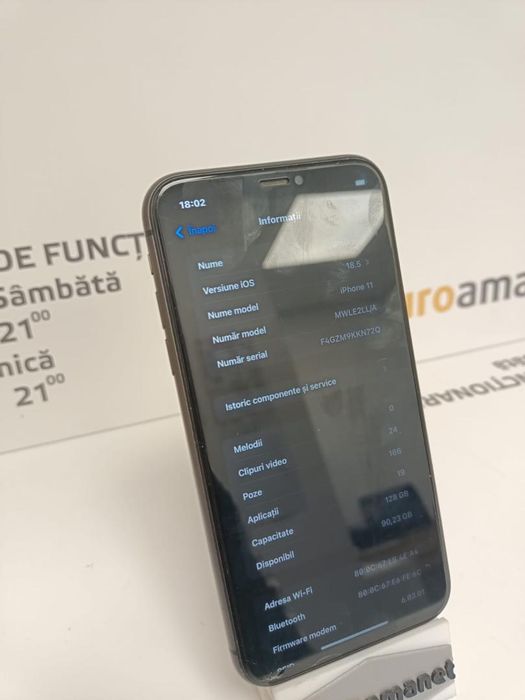 Telefon mobil Apple iPhone 11, 128GB 73% -P-