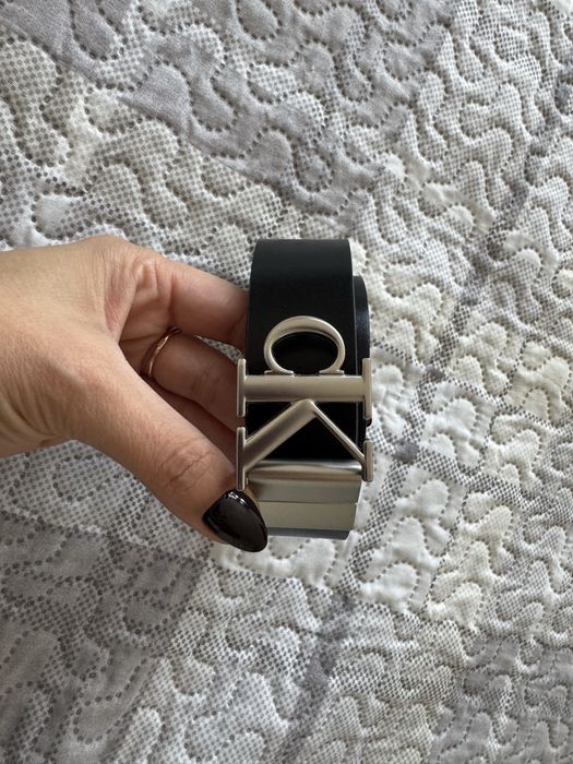 Дамски колан Calvin klein от естествена кожа с 2 лица