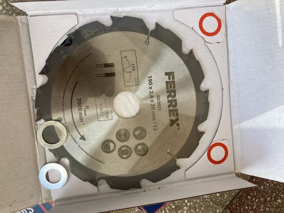 Panza Disc Circular pentru Lemn 190x2,6x30mm