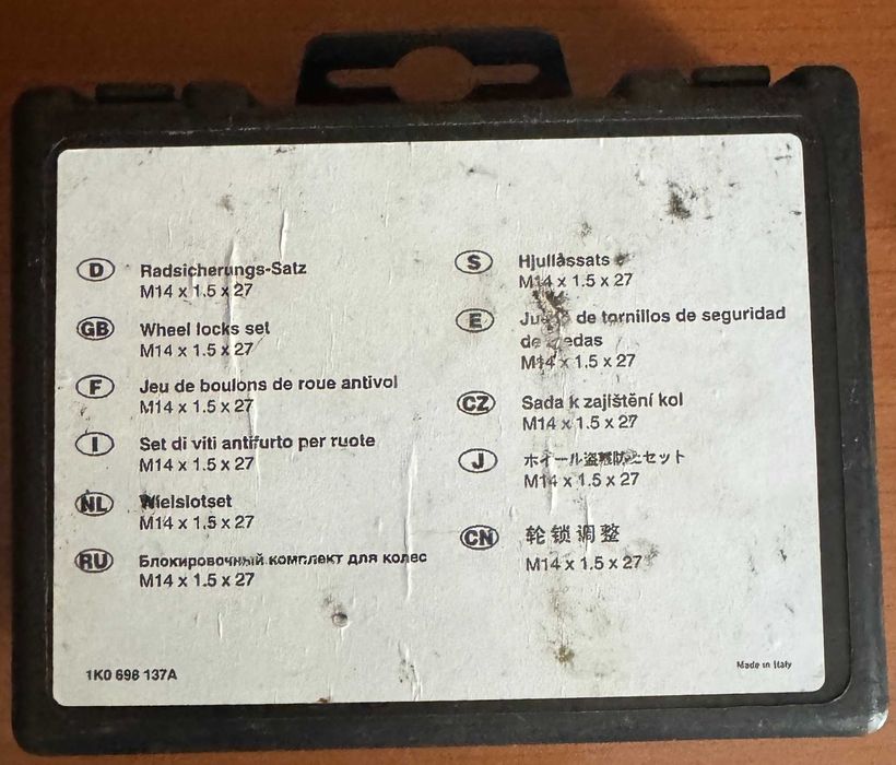 Antifurt Roti Volkswagen Passat B6 2005-2010