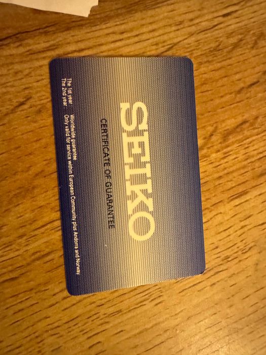 Ceas Seiko Direct Drive ca nou - actele de achizitie - manual si cutie