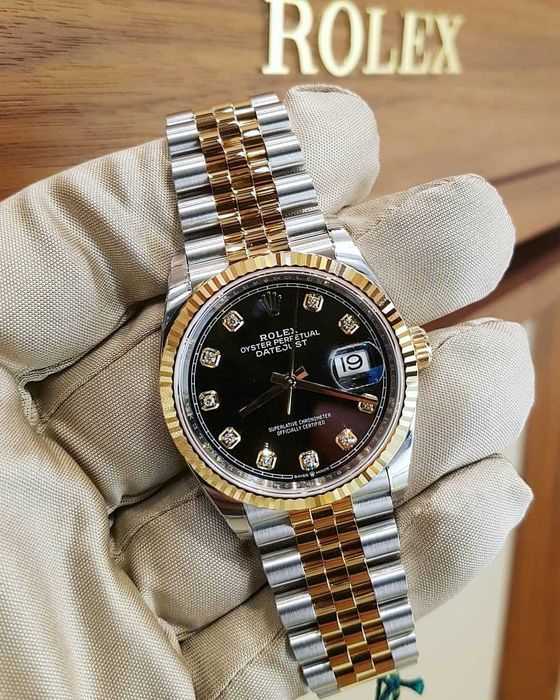 Дамски Rolex datejust 36mm двуцветен 2