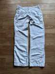 Pantaloni pants sweats straight Lacoste low waist cotton white women's