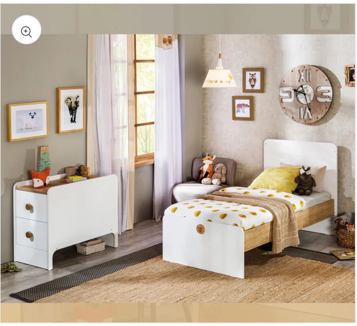 Трансформираща бебешка кошара CILEK Natura Baby St (75/160см)