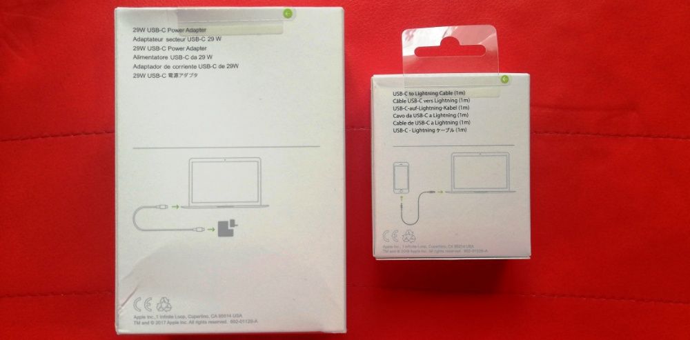Incarcator ORIGINAL Fast Charging Apple 29W + Cablu USB-C to Lightning