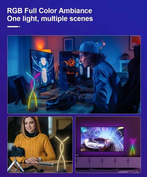 Lampa LED multiple culori pe USB