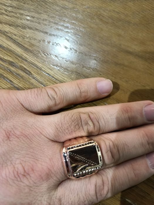 Мужская золотая печатка