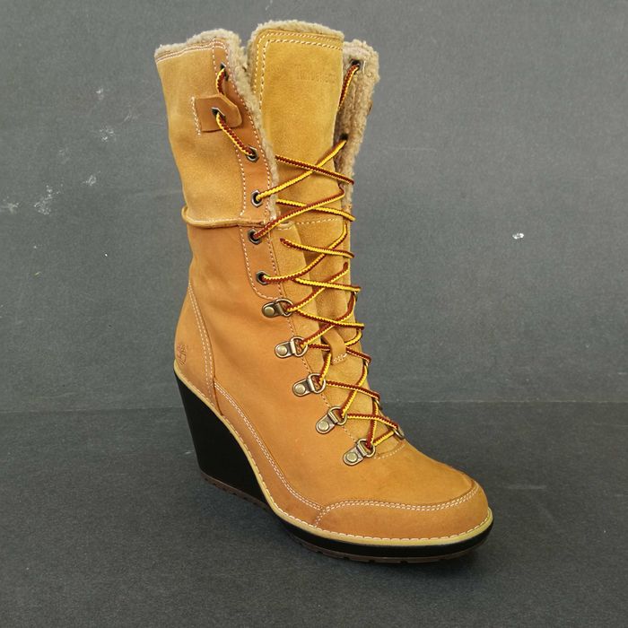 Bocanci PIELE toc  cisme imblanite dama 37 38 Timberland -Vietnam NOI