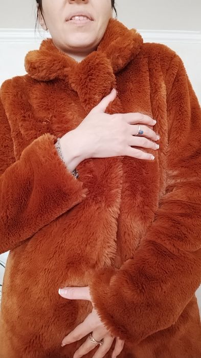 Palton blană artificială