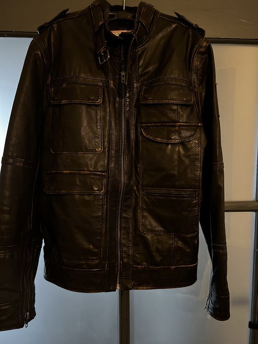 Geaca piele Pepe Jeans