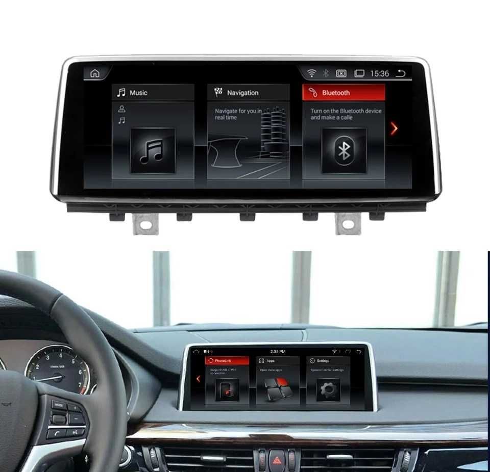 Navigatie Android Bmw X5 / X6 - F15 / F16 - 4GB Ram cu Carplay