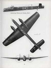 сборная модель самолёта бомбардировщика Whitley + Sea Fury в подарок!