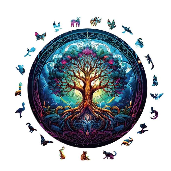 Puzzle din lemn Arborele Vieți