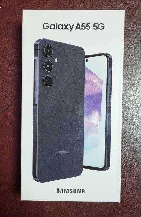 Vând Samsung Galaxy A55, Dual SIM, 8GB, 128GB, 5G, Awesome Navy