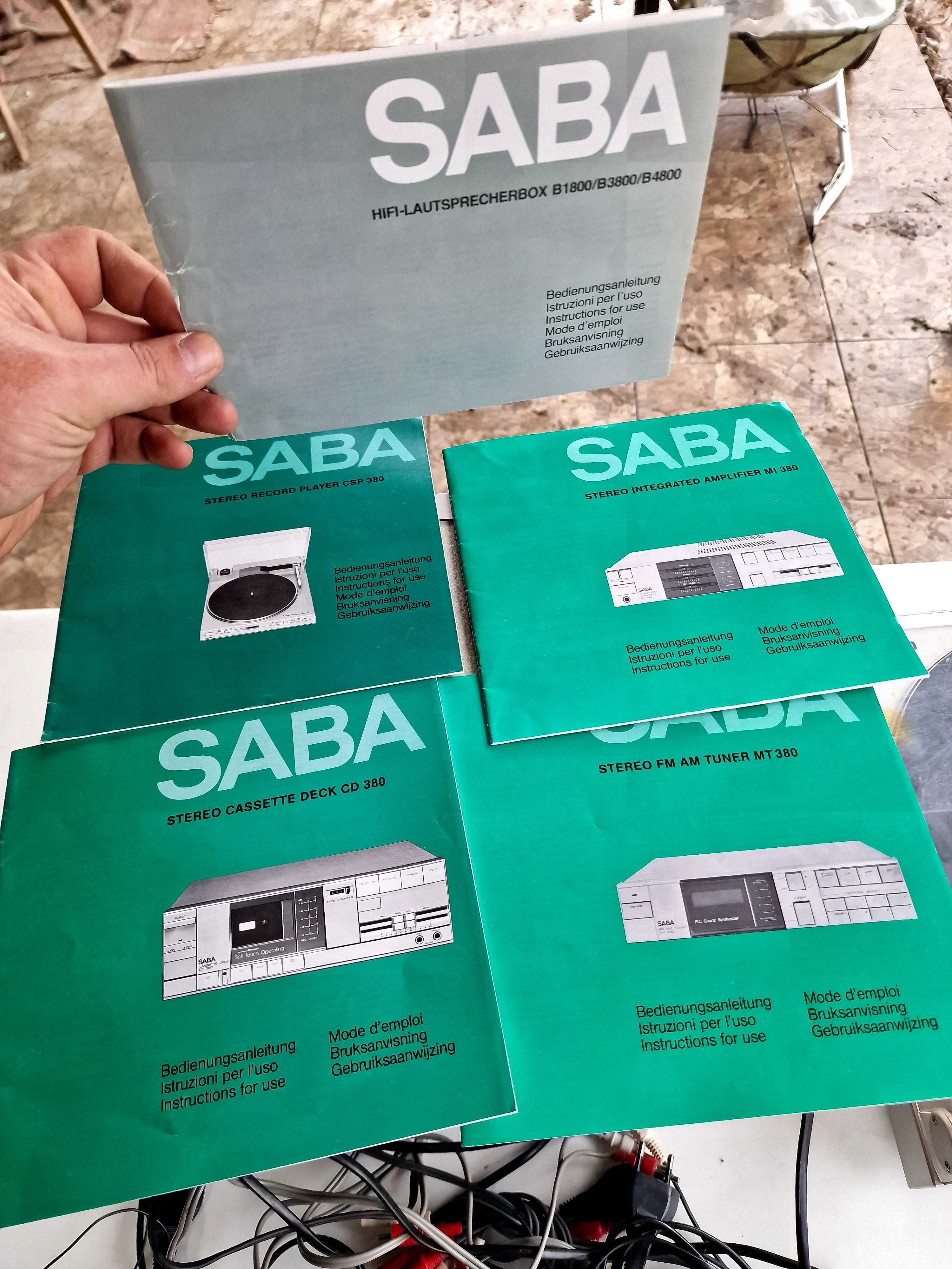 SABA 380 serie, cu factura originala, Raritate!