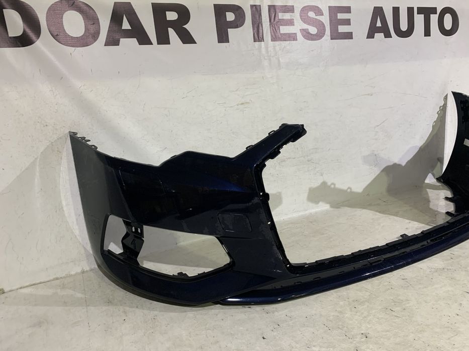 Bara fata Audi A6, C8, 2018, 2019, 2020, 2021, 2022, 2023, cod origine OE 4K0807437, cu gauri pentru spalatori faruri si senzori de parcare (4).