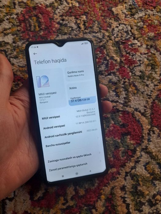 Redmi note 8 Pro 128/6