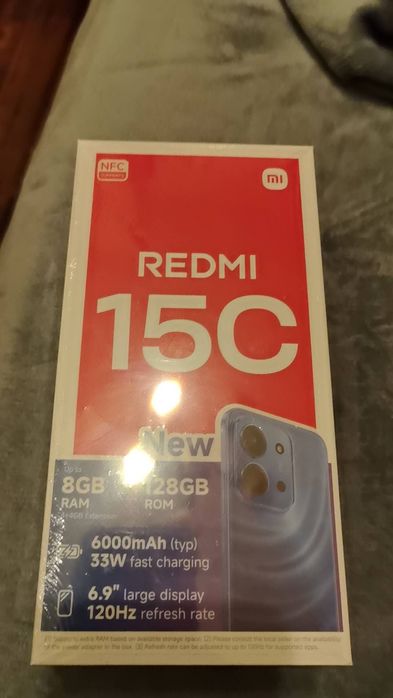Redmi 15C 128GB/8GB RAM/6.9”/120HZ/6000mAh/33W