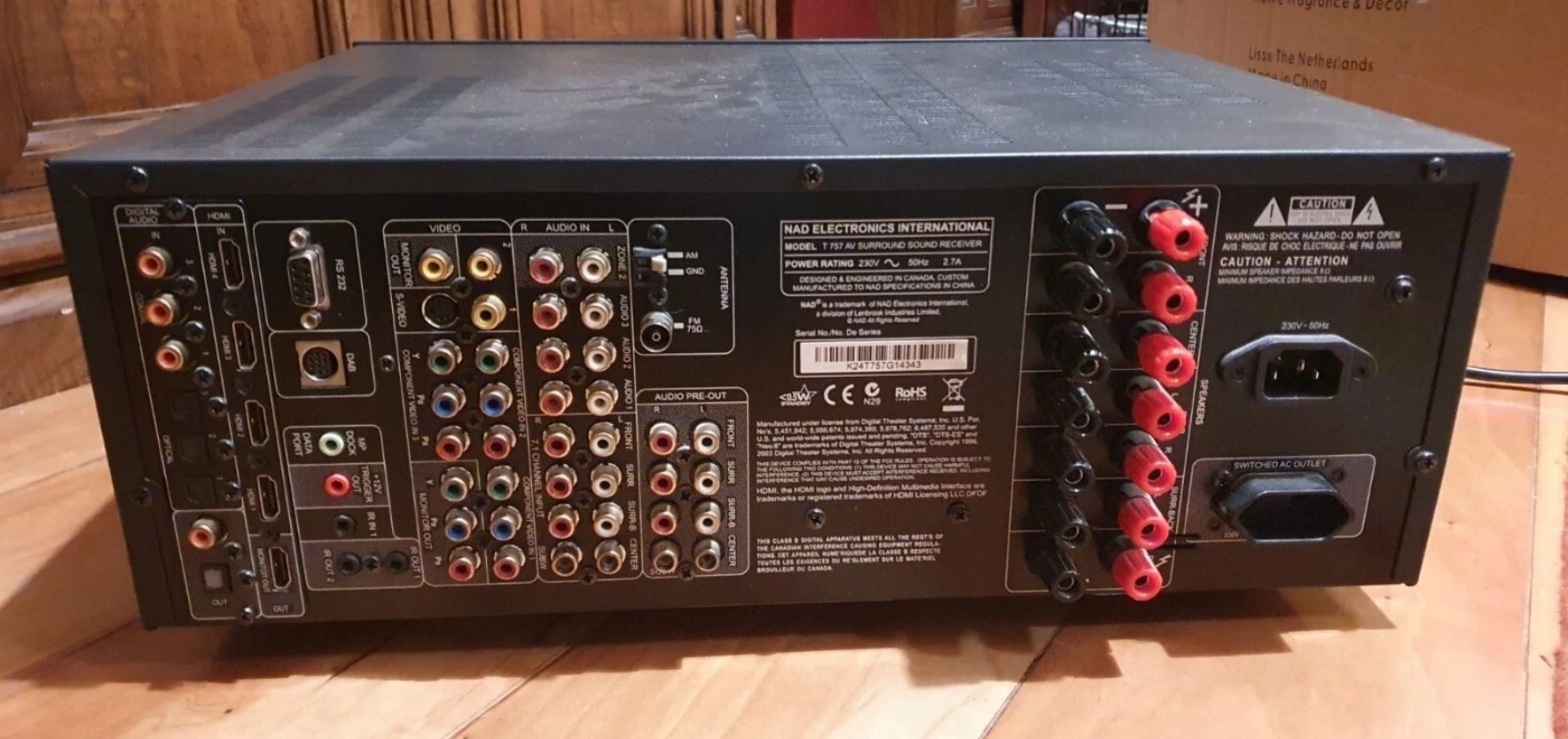A/V ресивър NAD T 757 – HDMI, Dolby TrueHD, DTS-HD, Hi-Fi звук