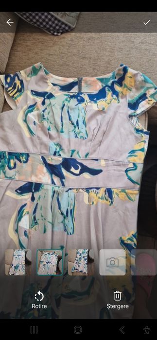 Rochie bumbac,  mas. 42