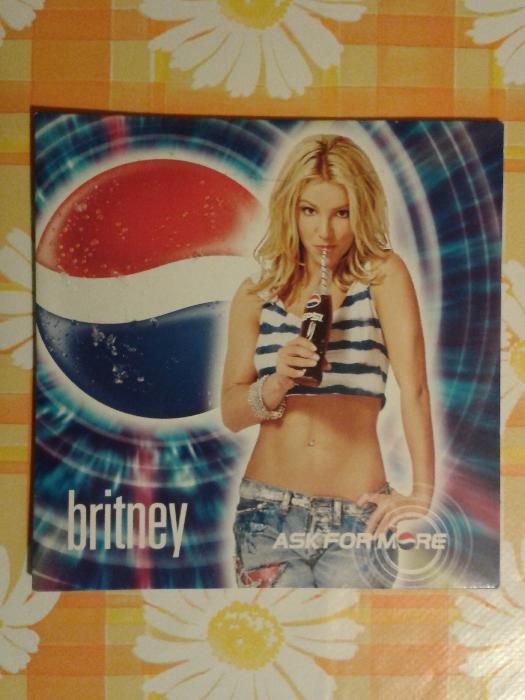Продава се ново рекламно CD на PEPSI с Бритни Спиърс от 2001г.