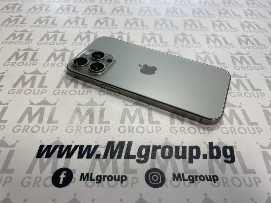 #MLgroup предлага iPhone 15 Pro Max 512GB Gray 99%, втора употреба