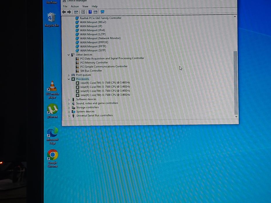 Комплект на i5 7500 със 16 гб рам