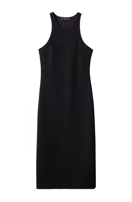 Рокля Mango с цепка встрани