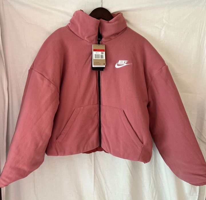 Ново Дамско Двулицево Зимно Яке Nike