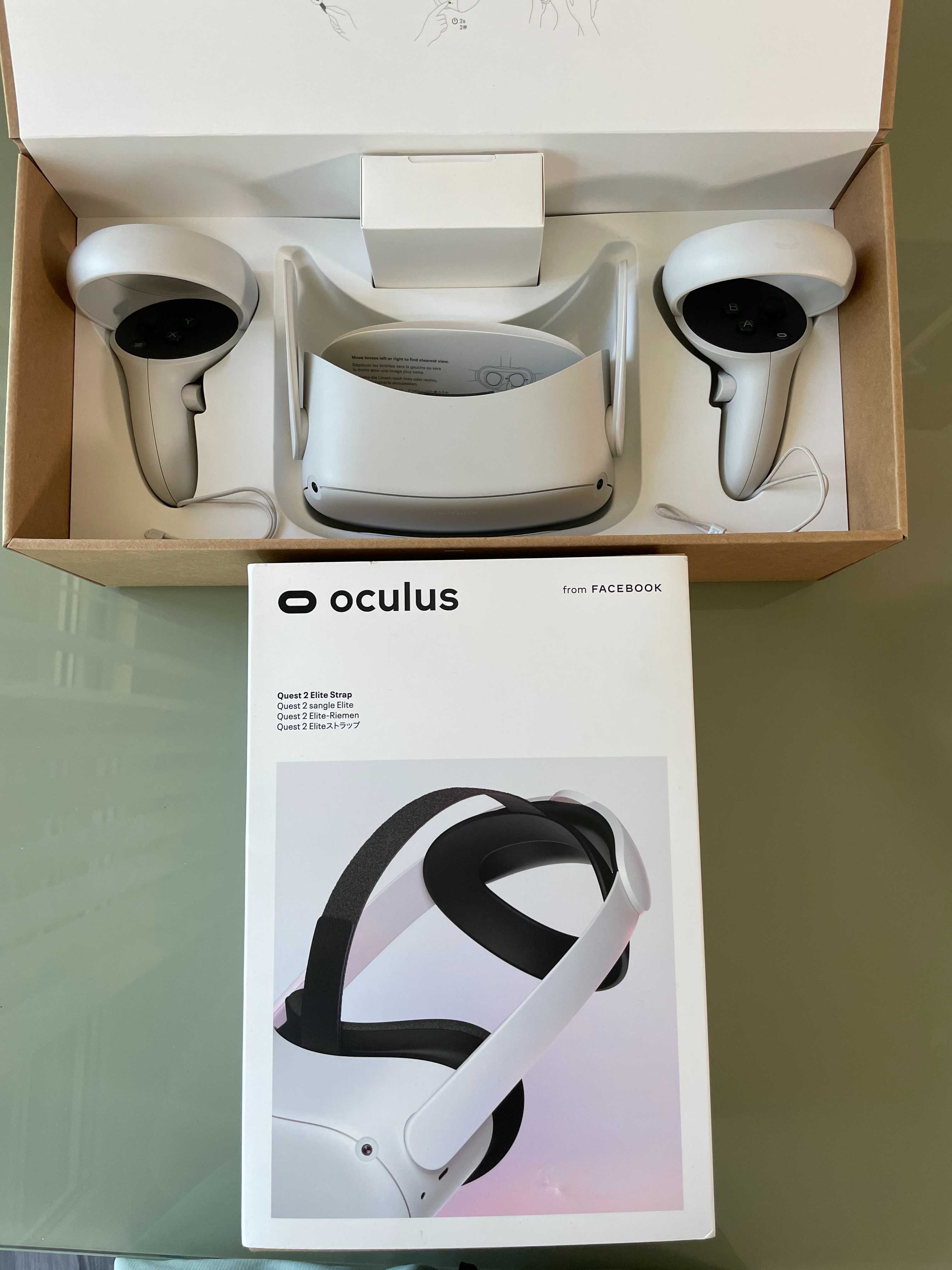 *ПРОМО* Oculus Quest 2 128GB + Elite Strap, Нов, Перфектен