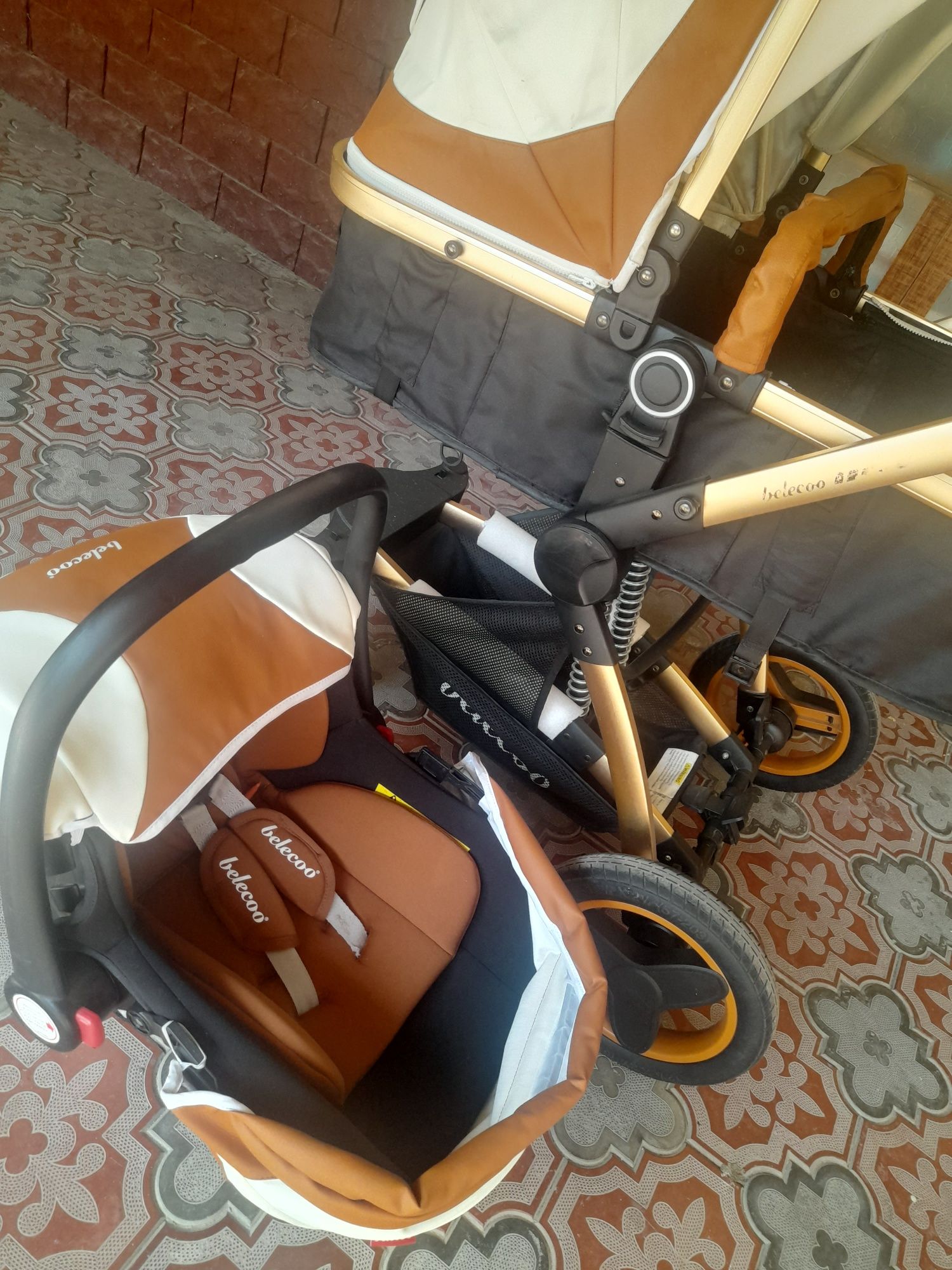 Chaqaloqlar uchun ideal kolyaska 2tasi 1da